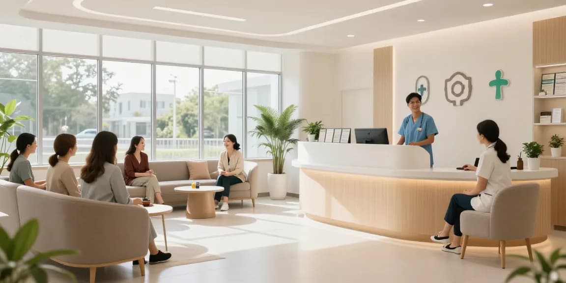 "bl555 healthcare services providing compassionate patient care in a modern health clinic environment."
